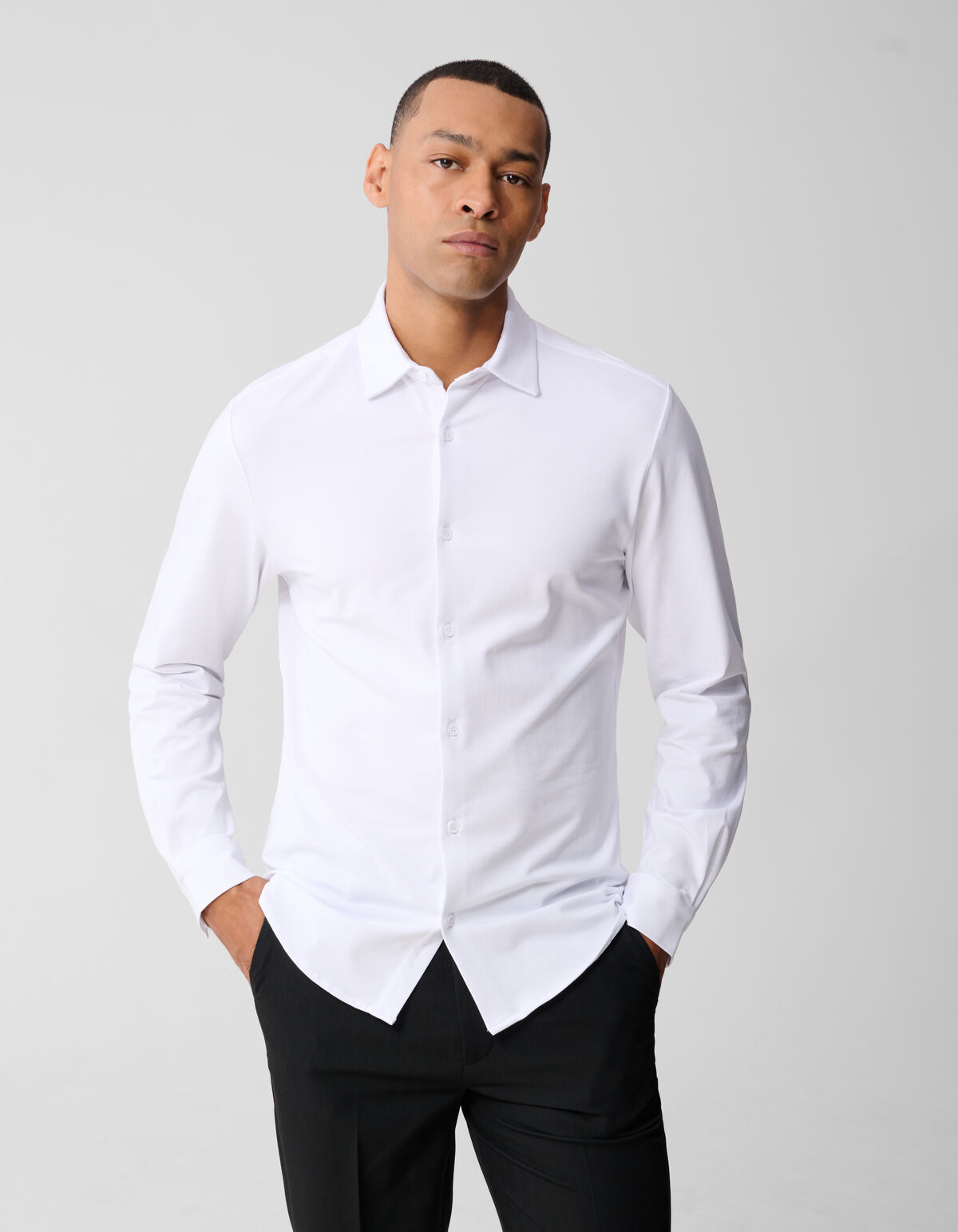 Wei&szlig;es Hemd aus Baumwolle SHOEBY MEN