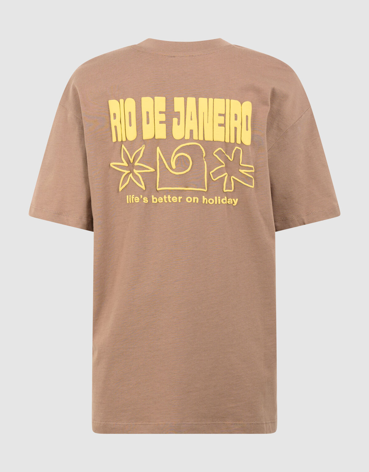 Holiday Artwork T-Shirt Hellbraun SHOEBY BOYS