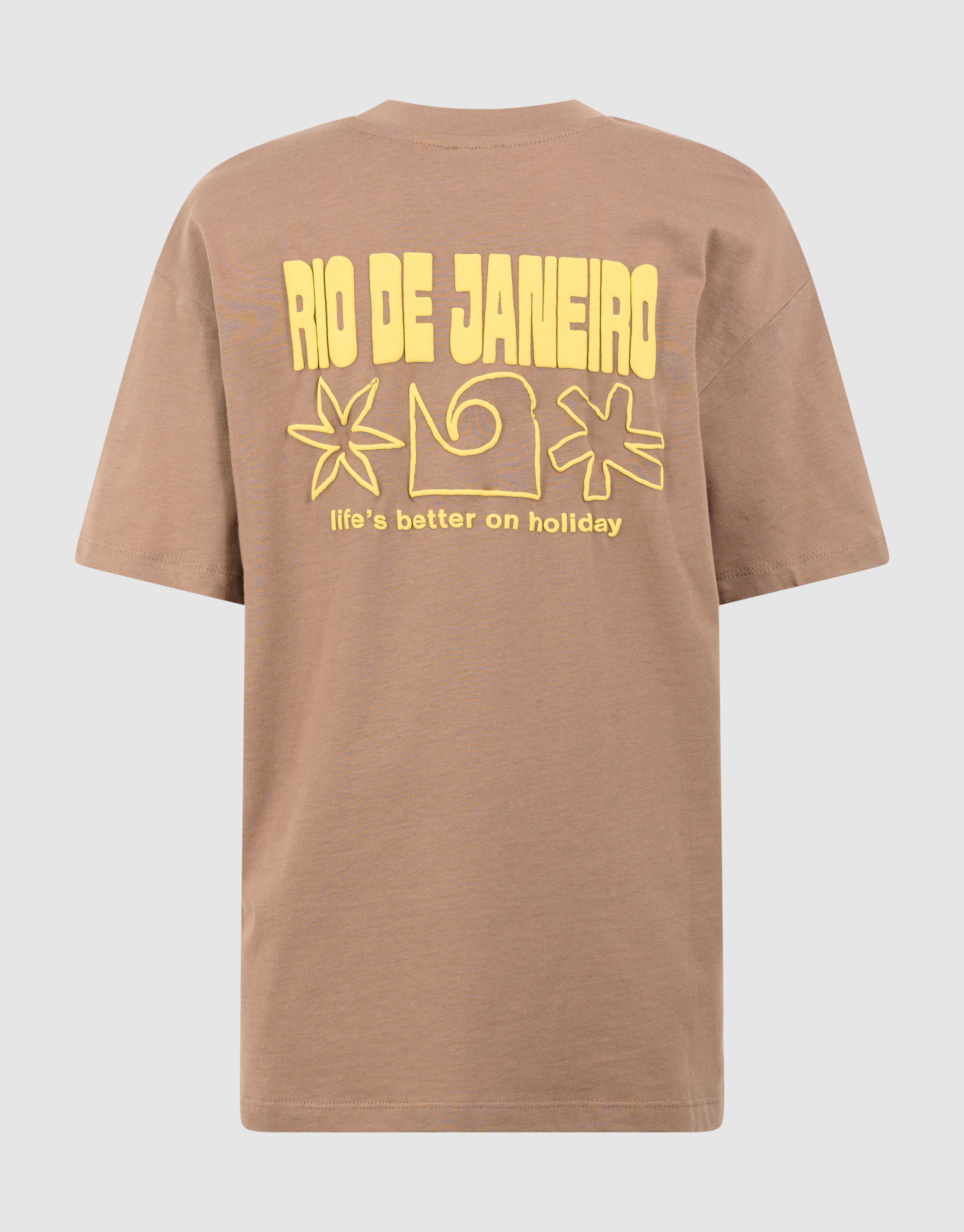 Holiday Artwork T-Shirt Hellbraun SHOEBY BOYS