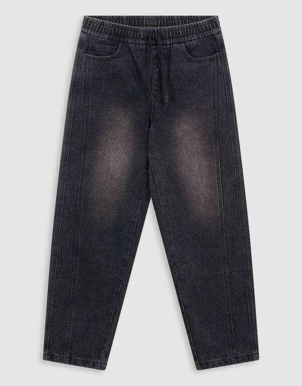 Barrel-Fit-Jeans in Schwarz SHOEBY WOMEN