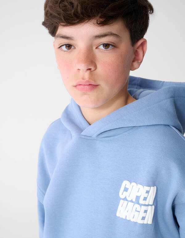 Kopenhagen-Hoodie Blau SHOEBY BOYS