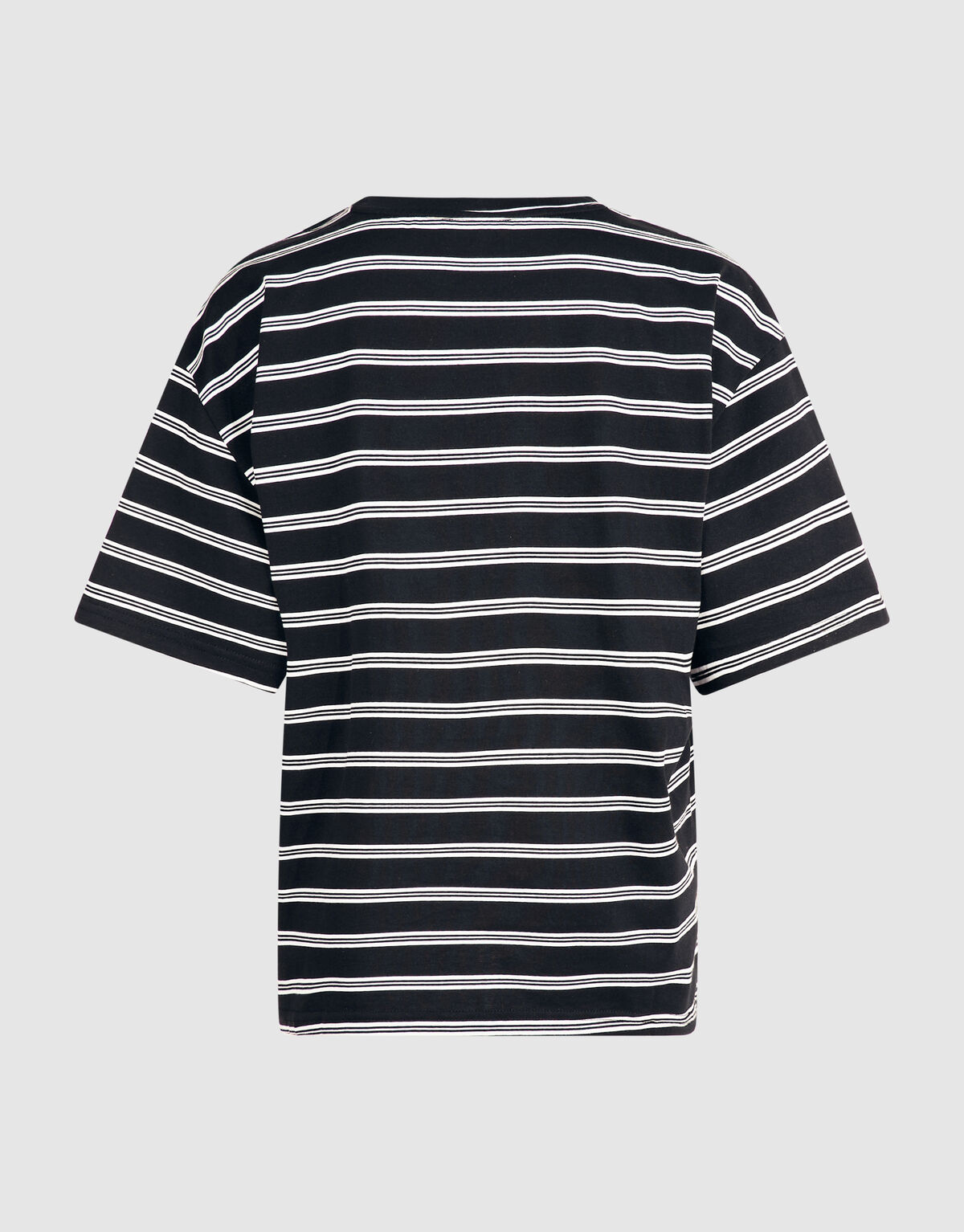 Schal Gestreiftes T-Shirt Schwarz/Wei&szlig; SHOEBY WOMEN