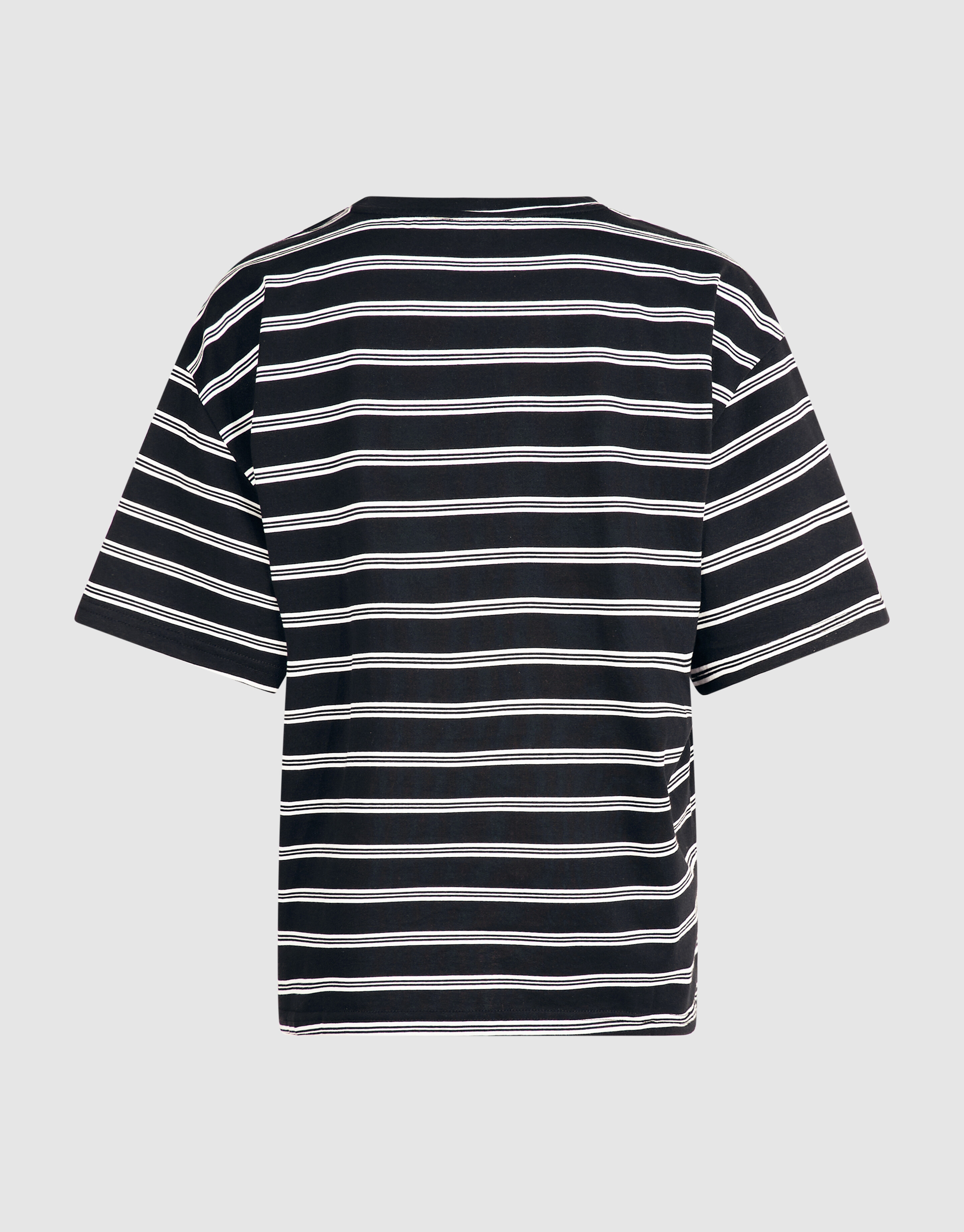 Schal Gestreiftes T-Shirt Schwarz/Wei&szlig; SHOEBY WOMEN