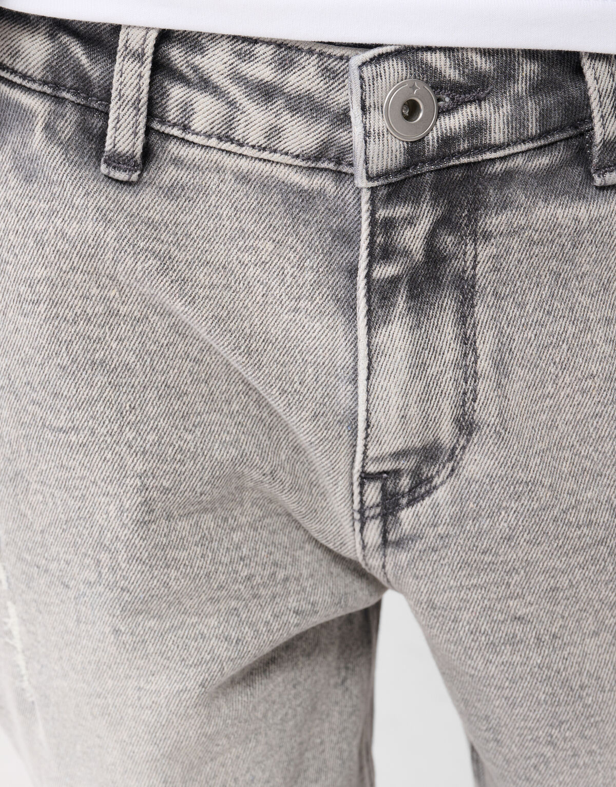 Straight-Fit-Jeans Grau SHOEBY BOYS