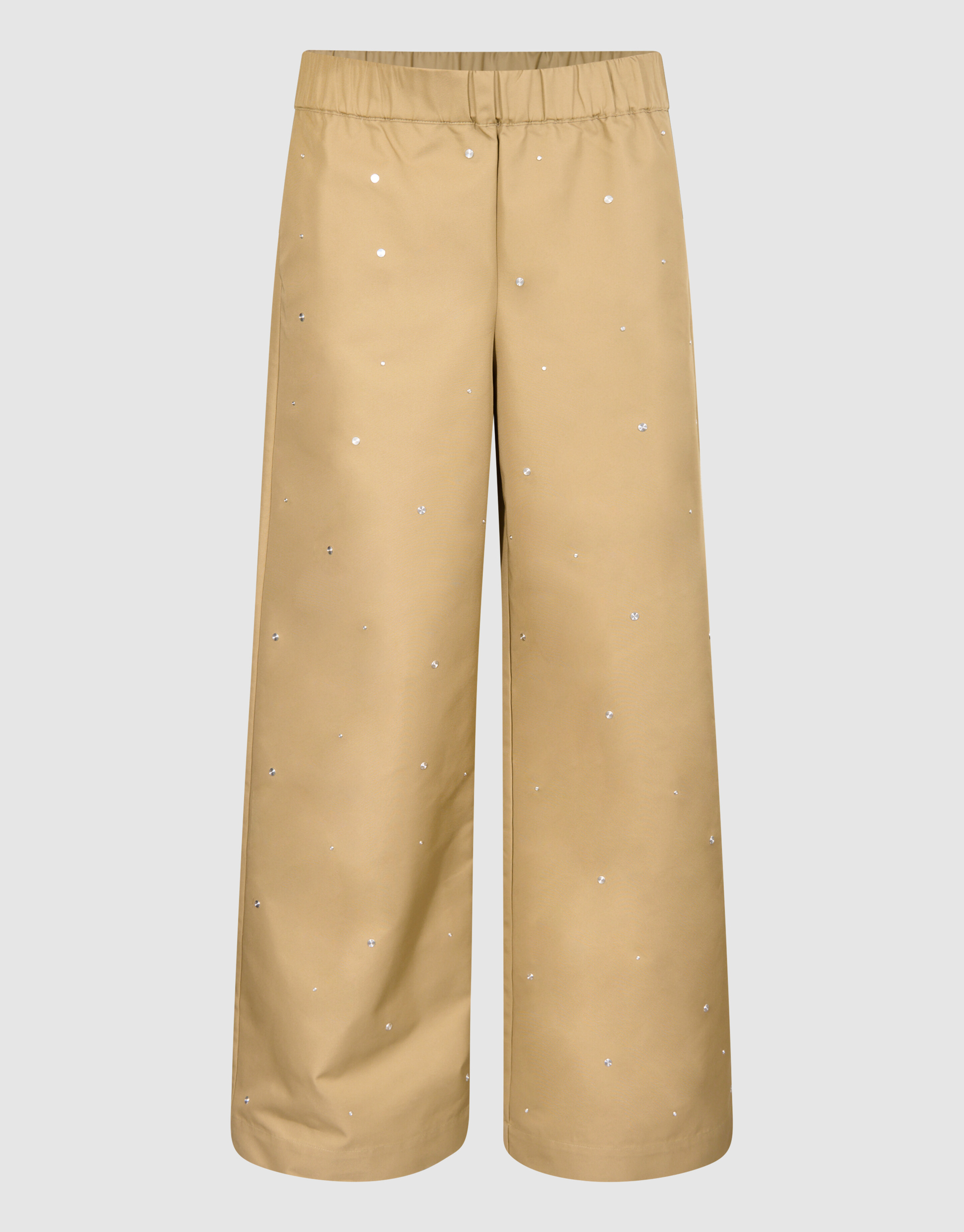 Studs Wide Leg Trousers Sand By Mieke SHOEBY WOMEN