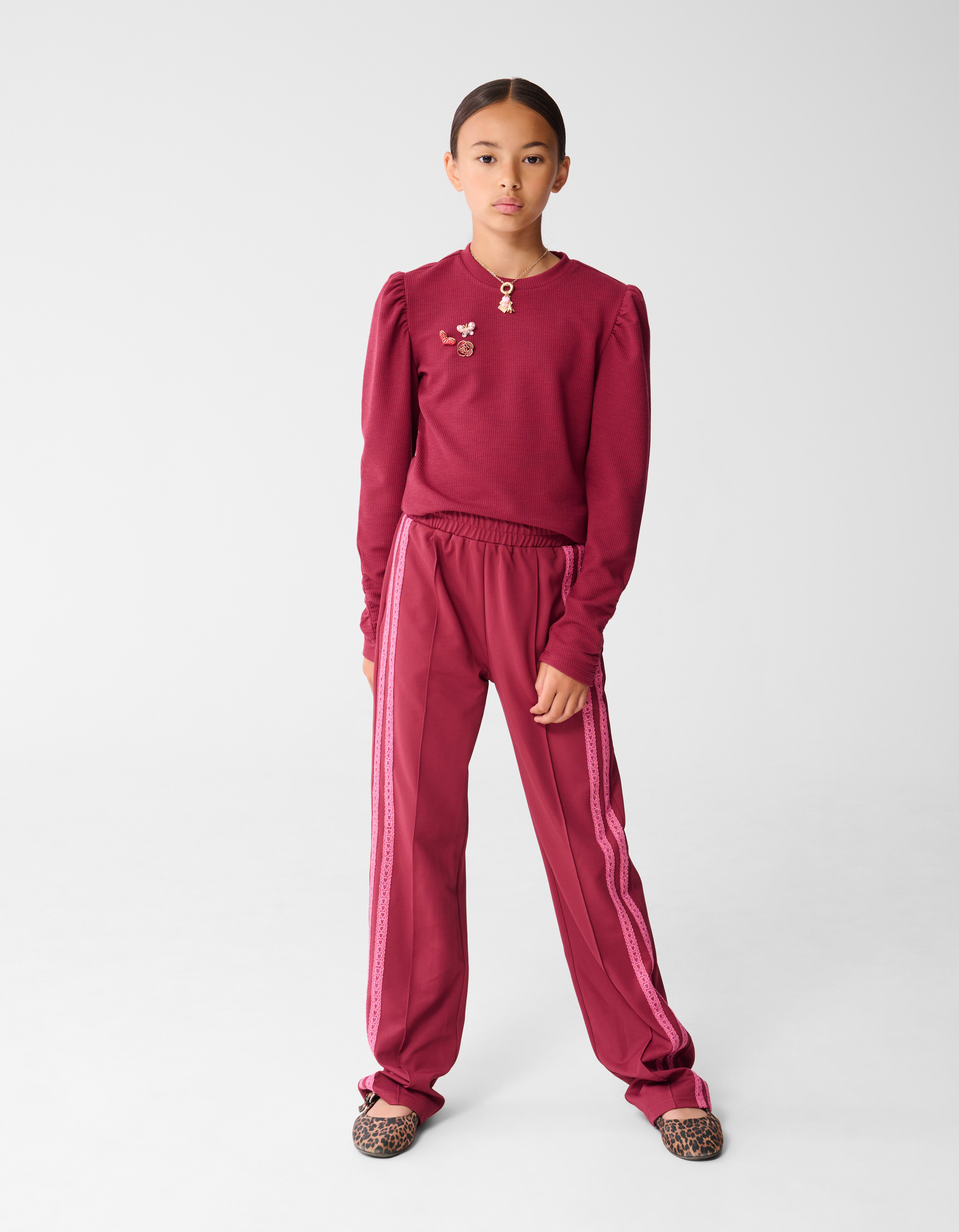 Puff Top Dunkelrot SHOEBY GIRLS