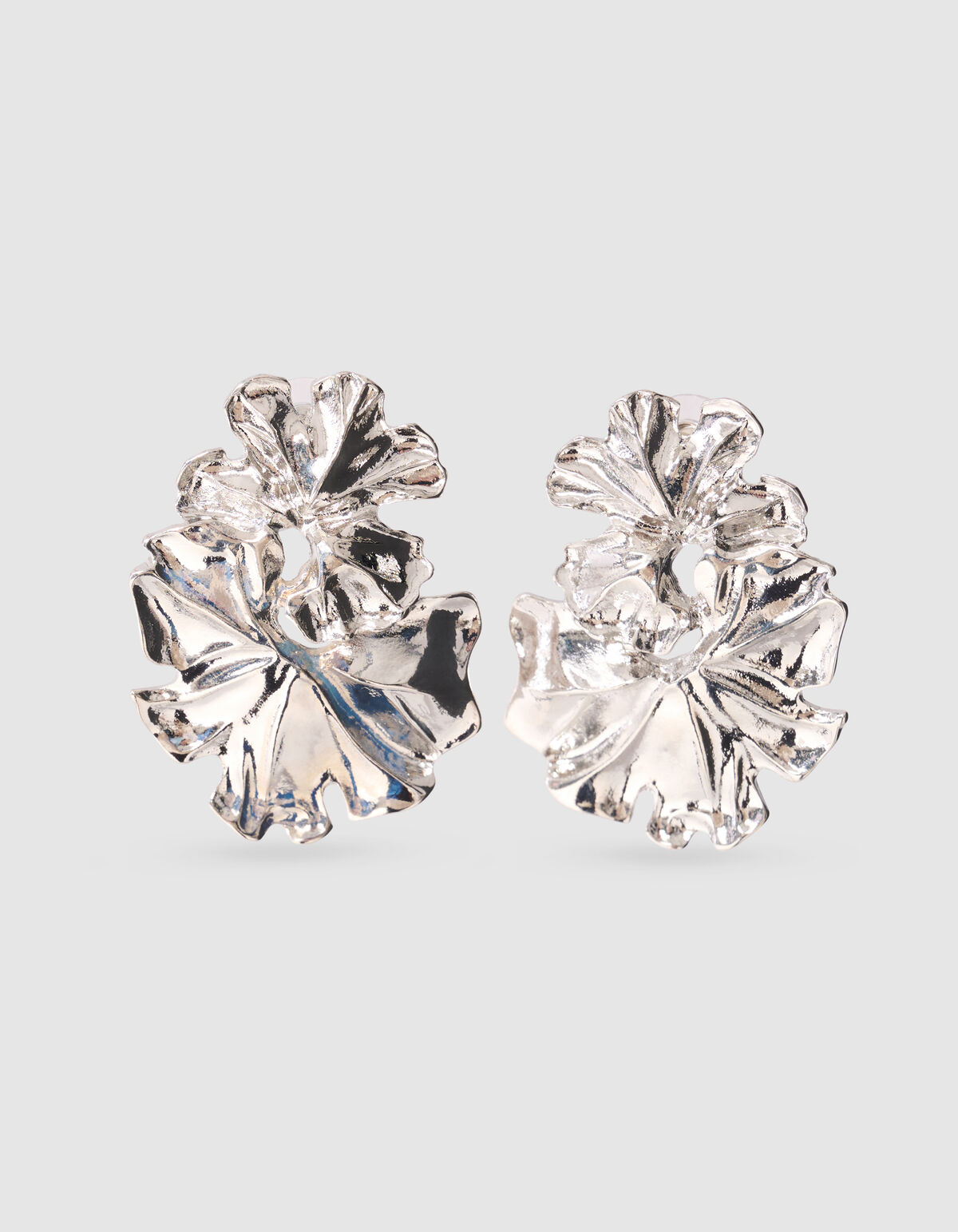 Hammerd Flower Ohrringe Silber SHOEBY ACCESSOIRES