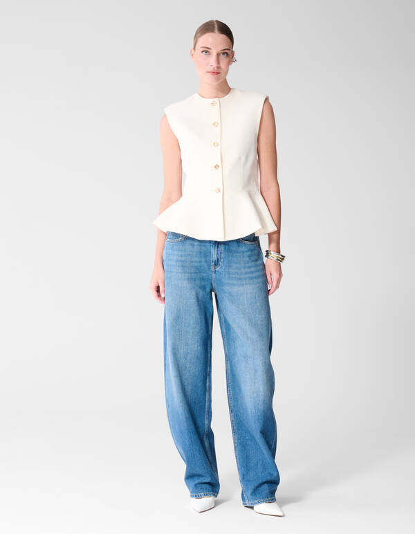 Jeans im Barrel-Fit Dunkelblau SHOEBY WOMEN