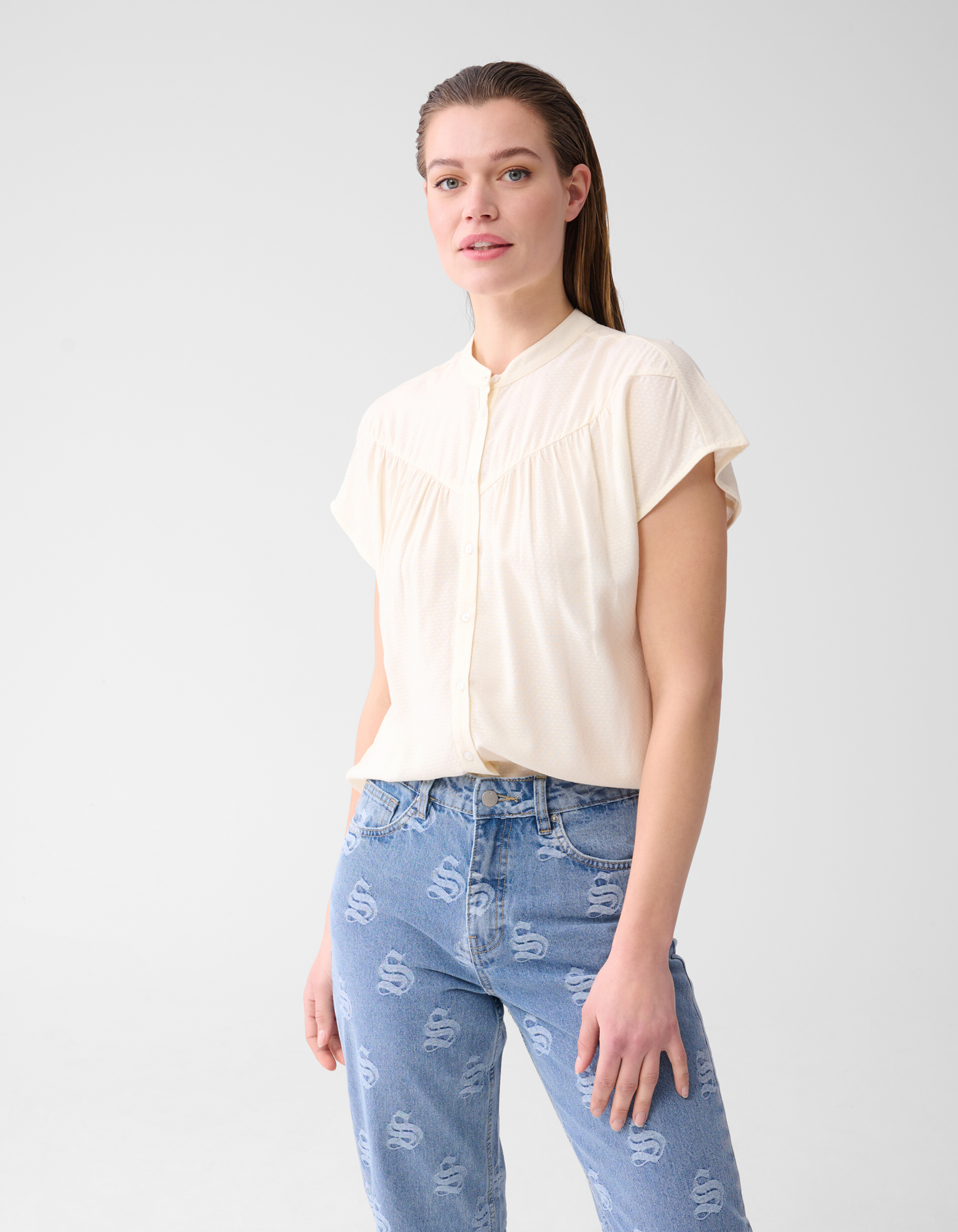 Strukturiertes Oberteil Off White SHOEBY WOMEN