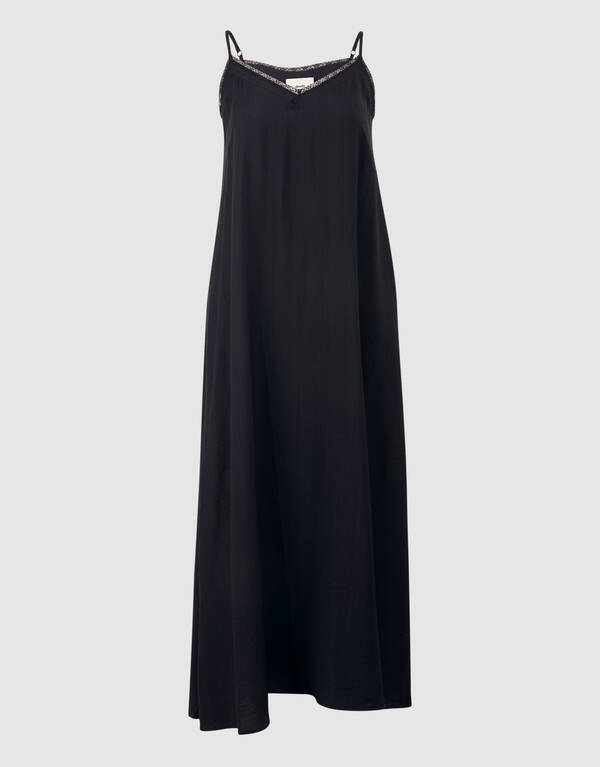 Maxikleid aus Spitze Schwarz SHOEBY WOMEN
