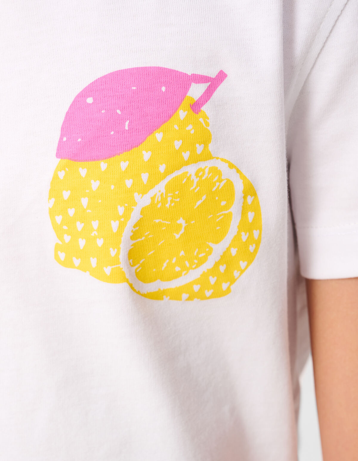 Exotisches Kunstwerk T-shirt Wit SHOEBY GIRLS