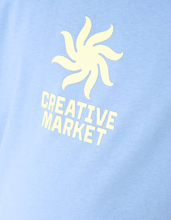 Market Artwork T-Shirt Blau SHOEBY BOYS