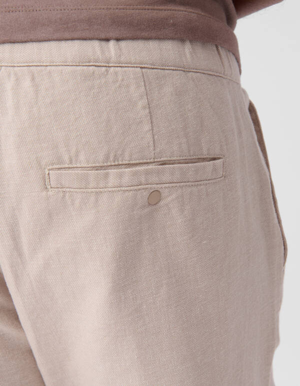Leinenhosen Beige SHOEBY MEN