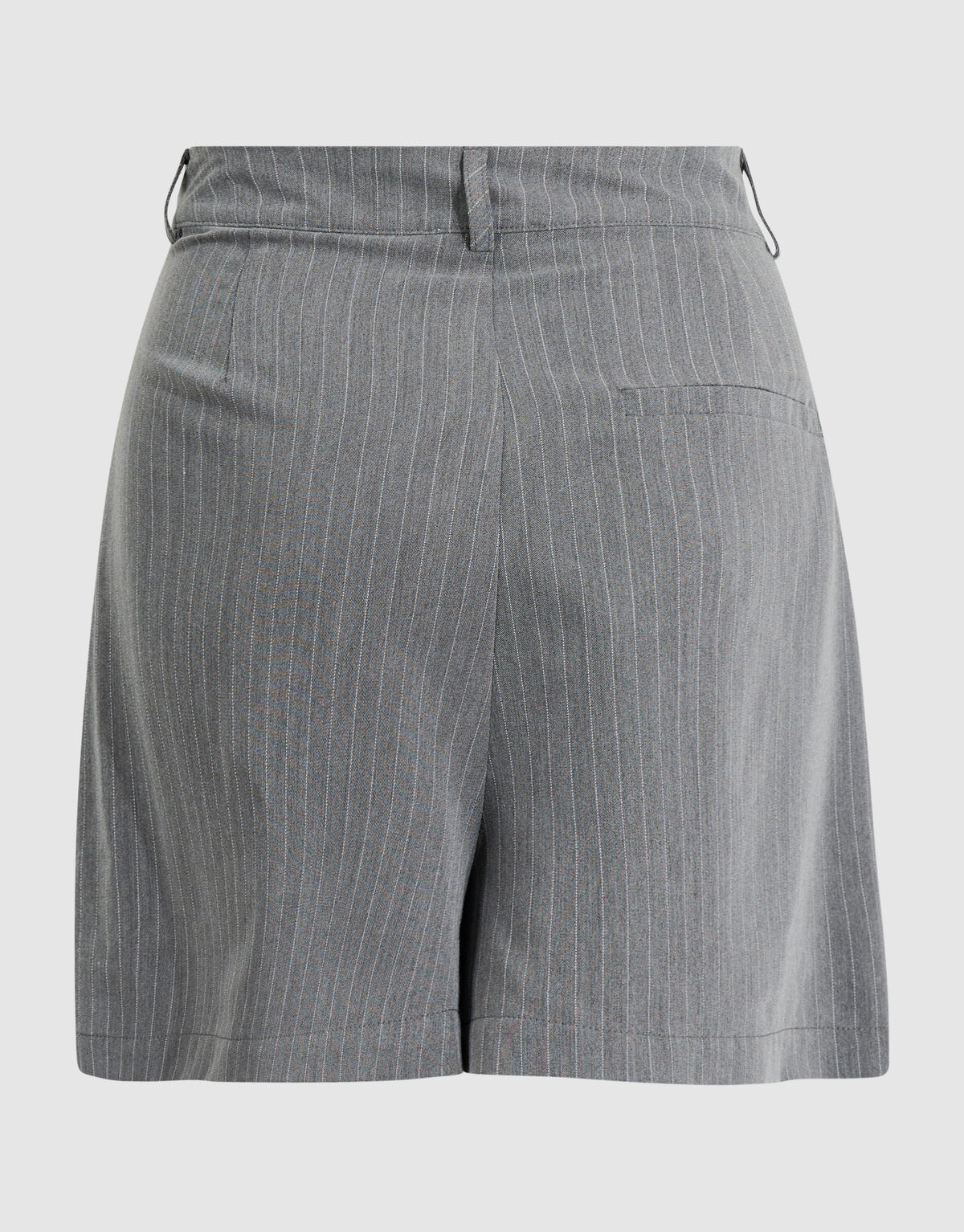 Nadelstreifen-Plissee-Skort Dunkelgrau SHOEBY WOMEN