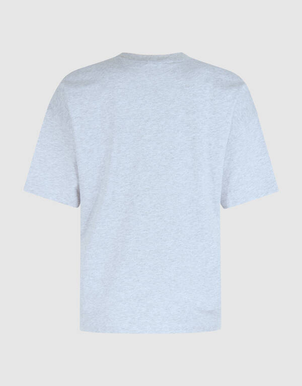 &Uuml;bergro&szlig;es Basic-T-Shirt Hellgrau SHOEBY WOMEN