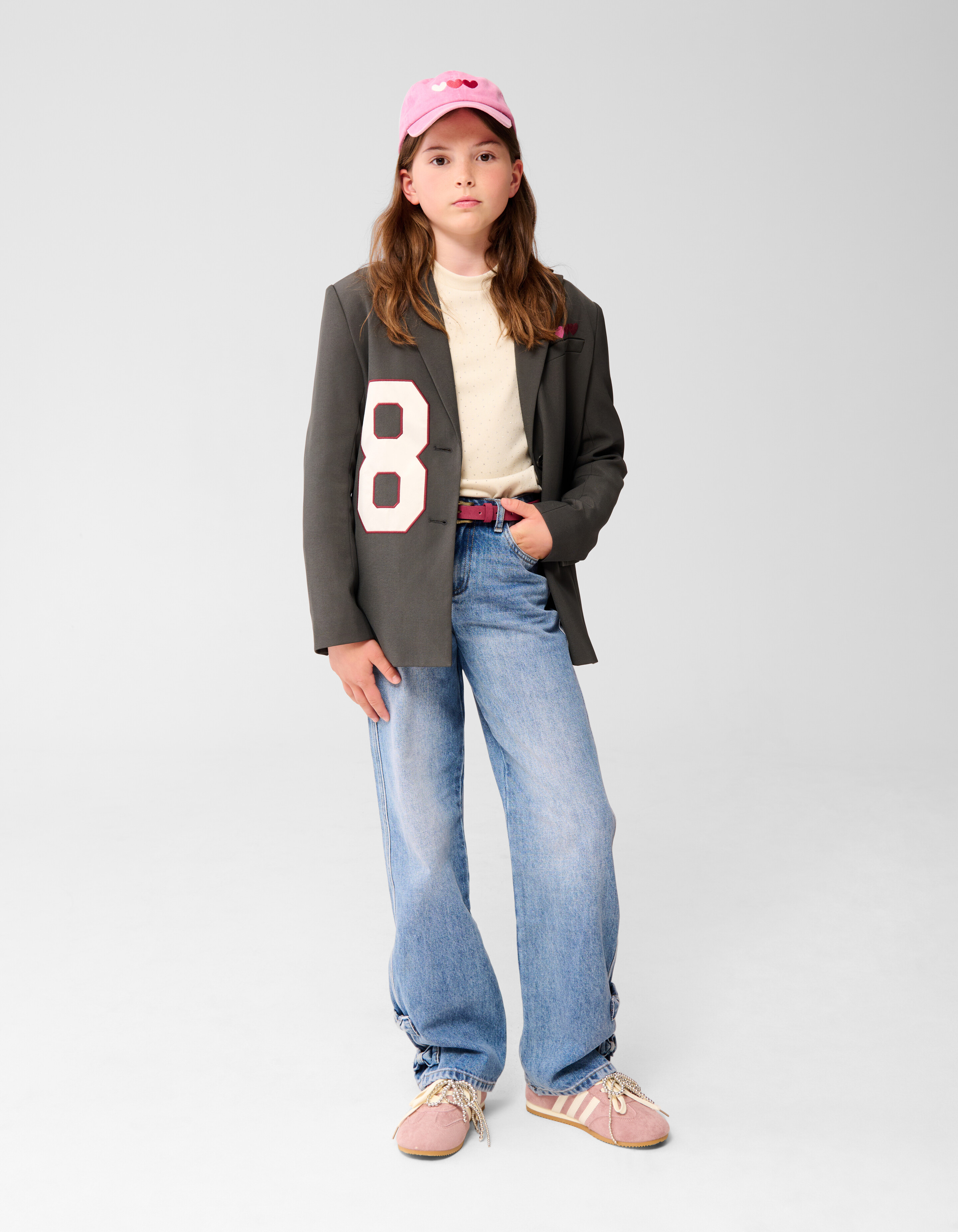 College-Blazer Dunkelgrau SHOEBY GIRLS