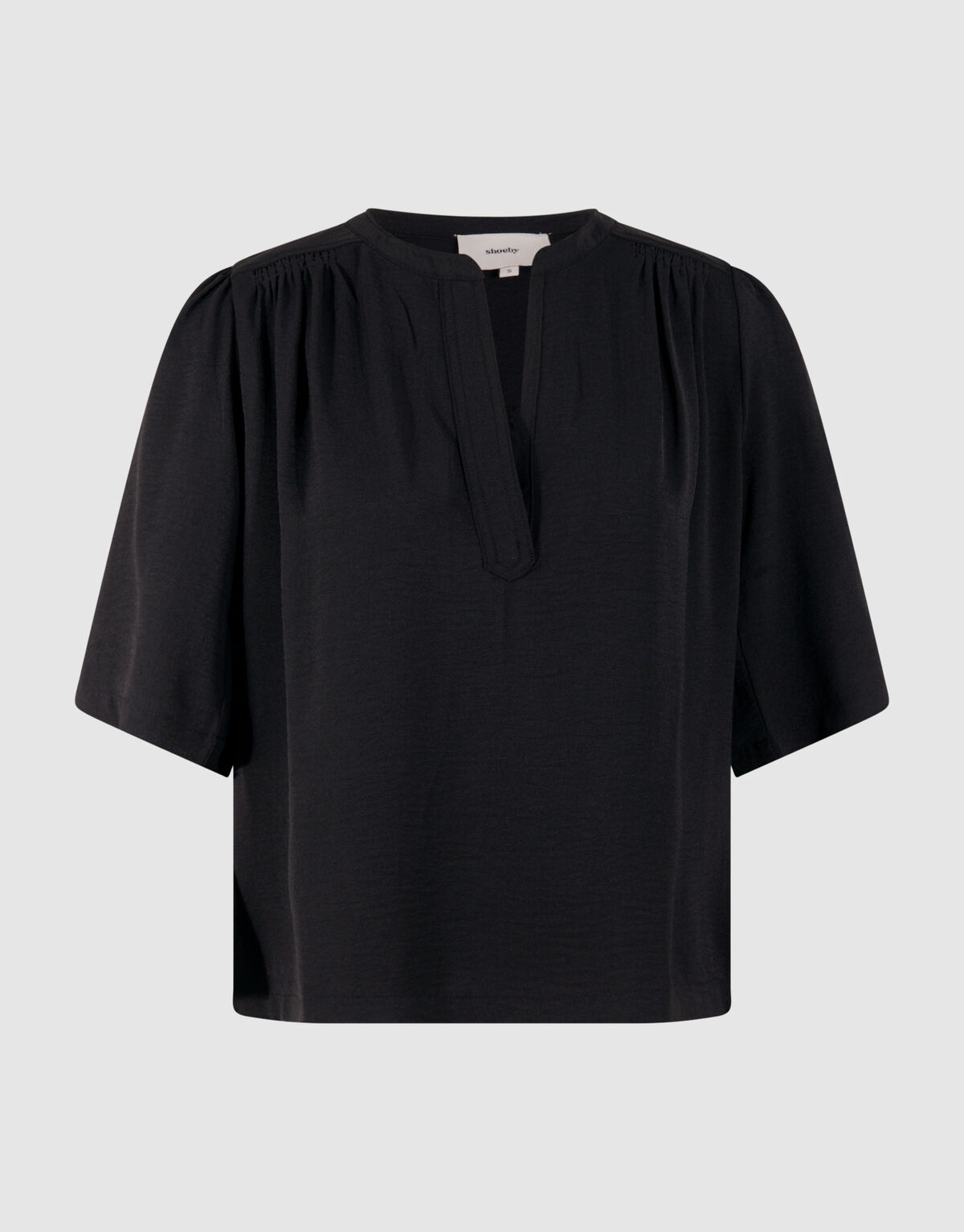 Twist Piping Top Schwarz SHOEBY WOMEN