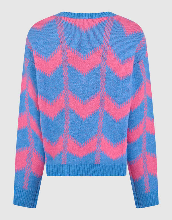 Pailletten-Pullover Blau SHOEBY GIRLS