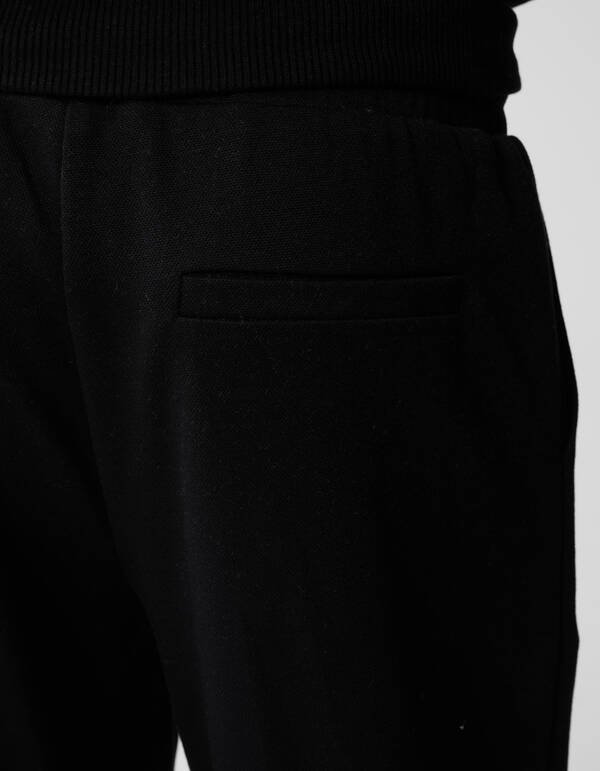 Fancy Wide Leg Hose Schwarz SHOEBY BOYS