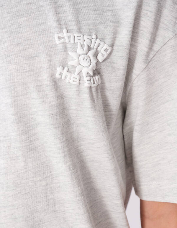 Chasing Artwork T-Shirt Hellgrau SHOEBY BOYS