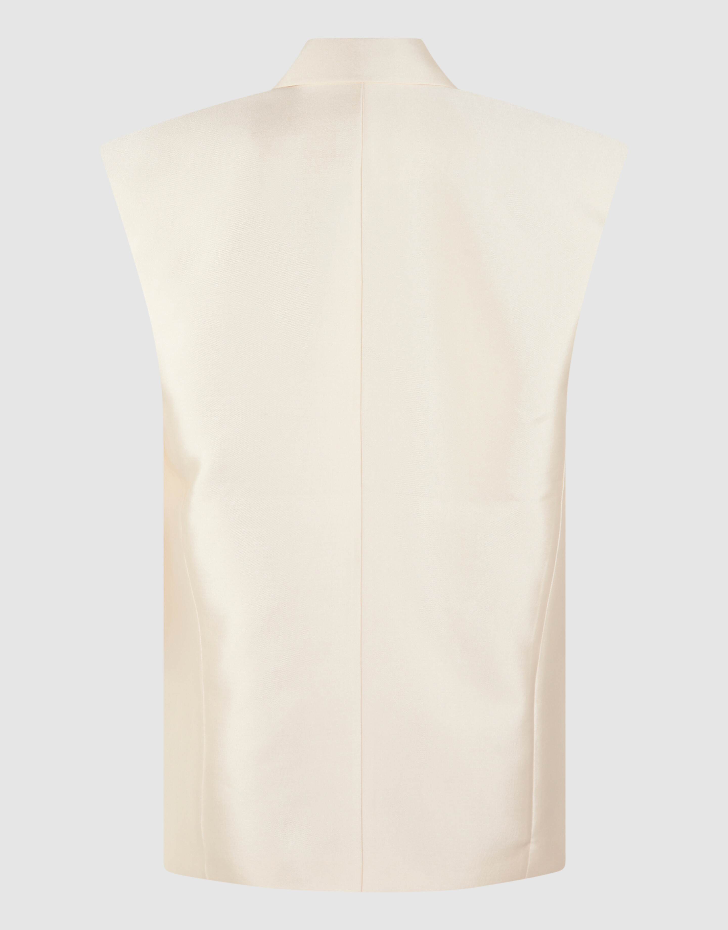 Oversized-Blazer ohne &Auml;rmel, gebrochenes Wei&szlig; SHOEBY WOMEN