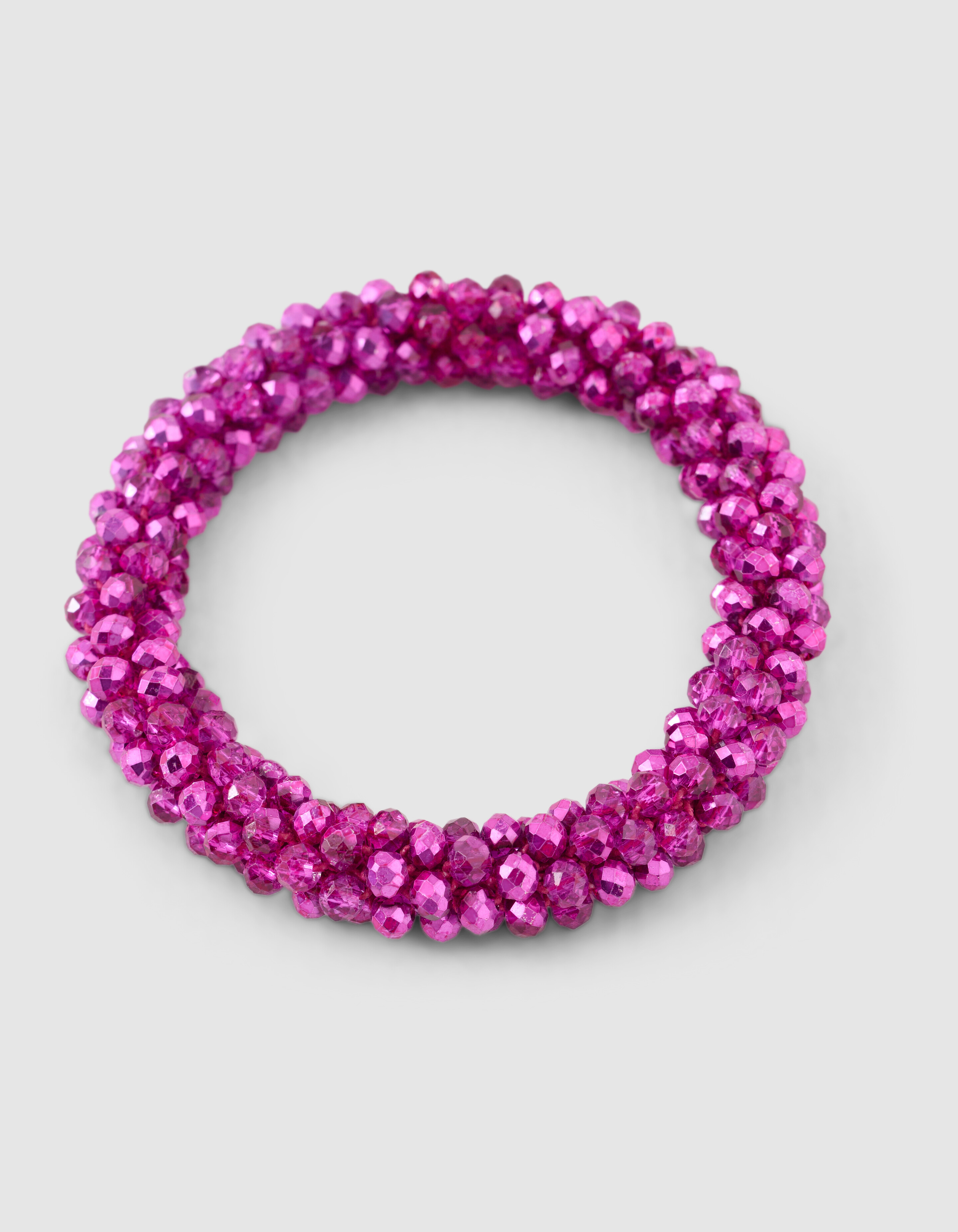 Perlen-Haargummi Dunkelrosa SHOEBY ACCESSOIRES