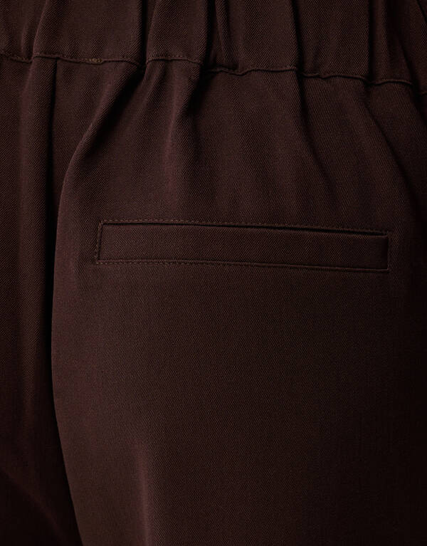 Weite Hose mit braunem Bein SHOEBY WOMEN