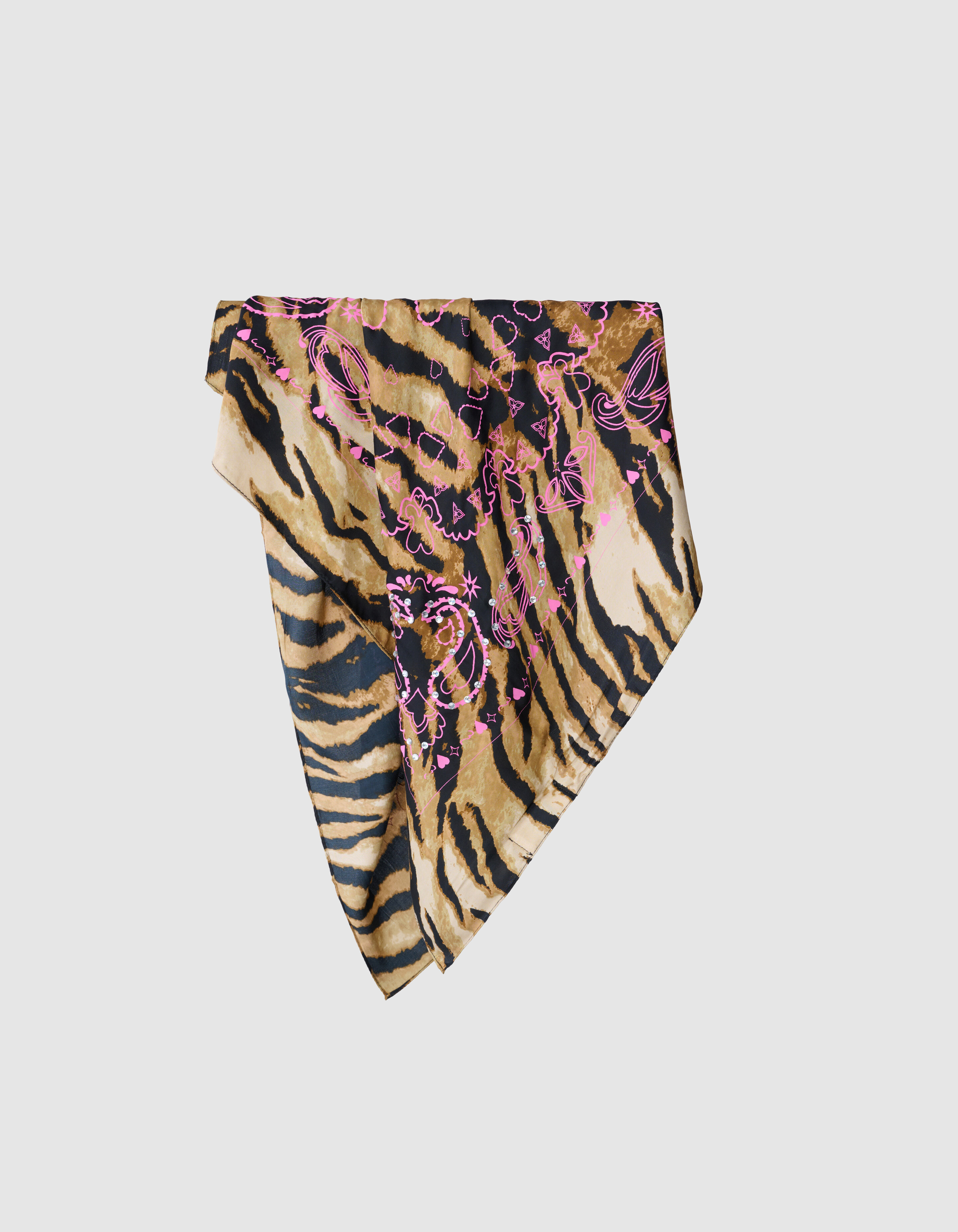 Strass Paisley Schal Braun SHOEBY ACCESSOIRES