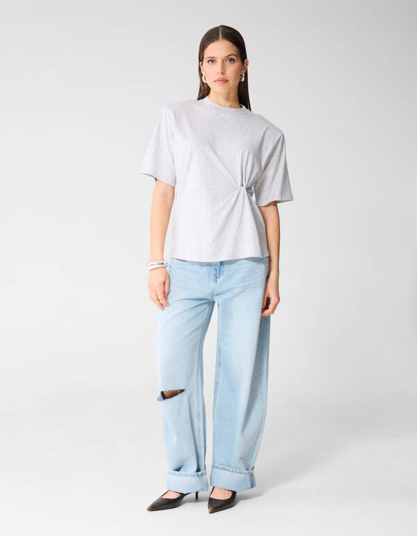 Straight Fit Jeans Gebleicht Von Monica SHOEBY WOMEN