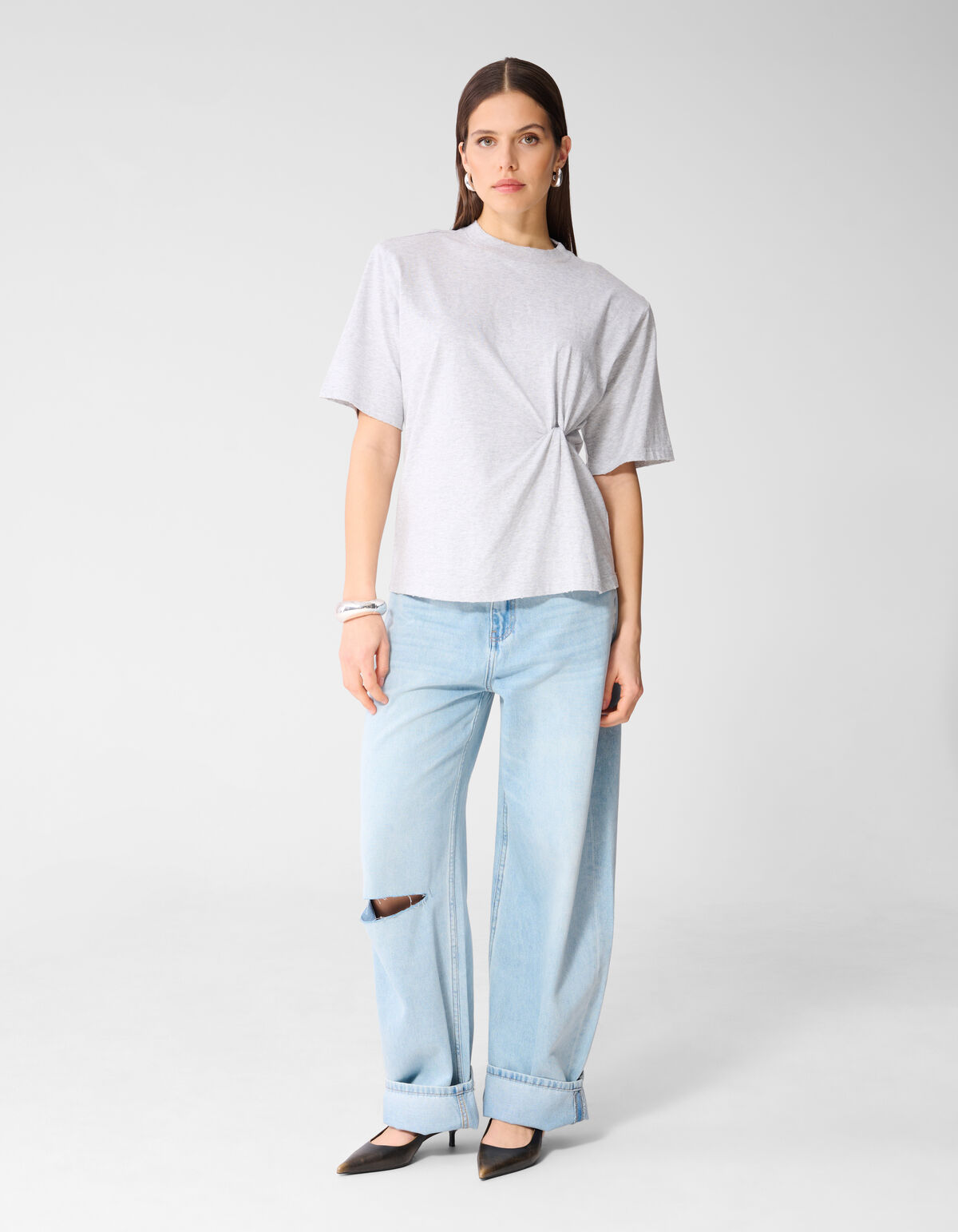 Straight Fit Jeans Gebleicht Von Monica SHOEBY WOMEN