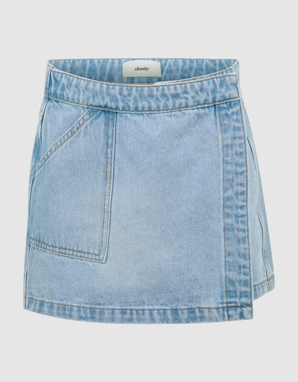 Denim-Wickelrock Bleached SHOEBY GIRLS