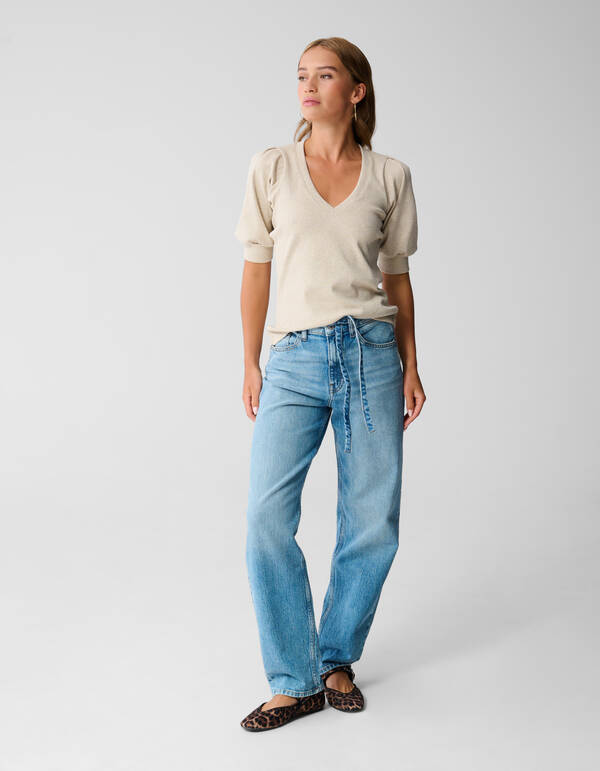 Balloon Fit Jeans Dunkelblau SHOEBY WOMEN