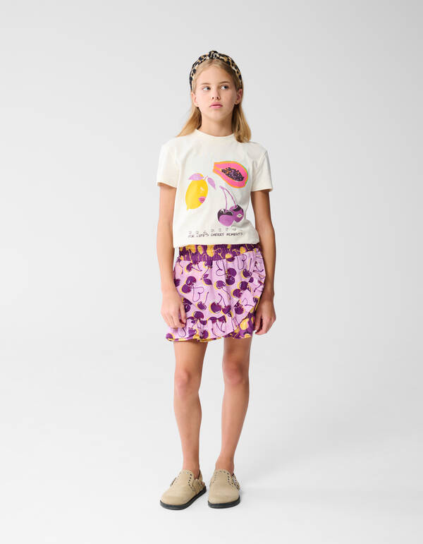 Fruit Mix Skort Lila SHOEBY GIRLS