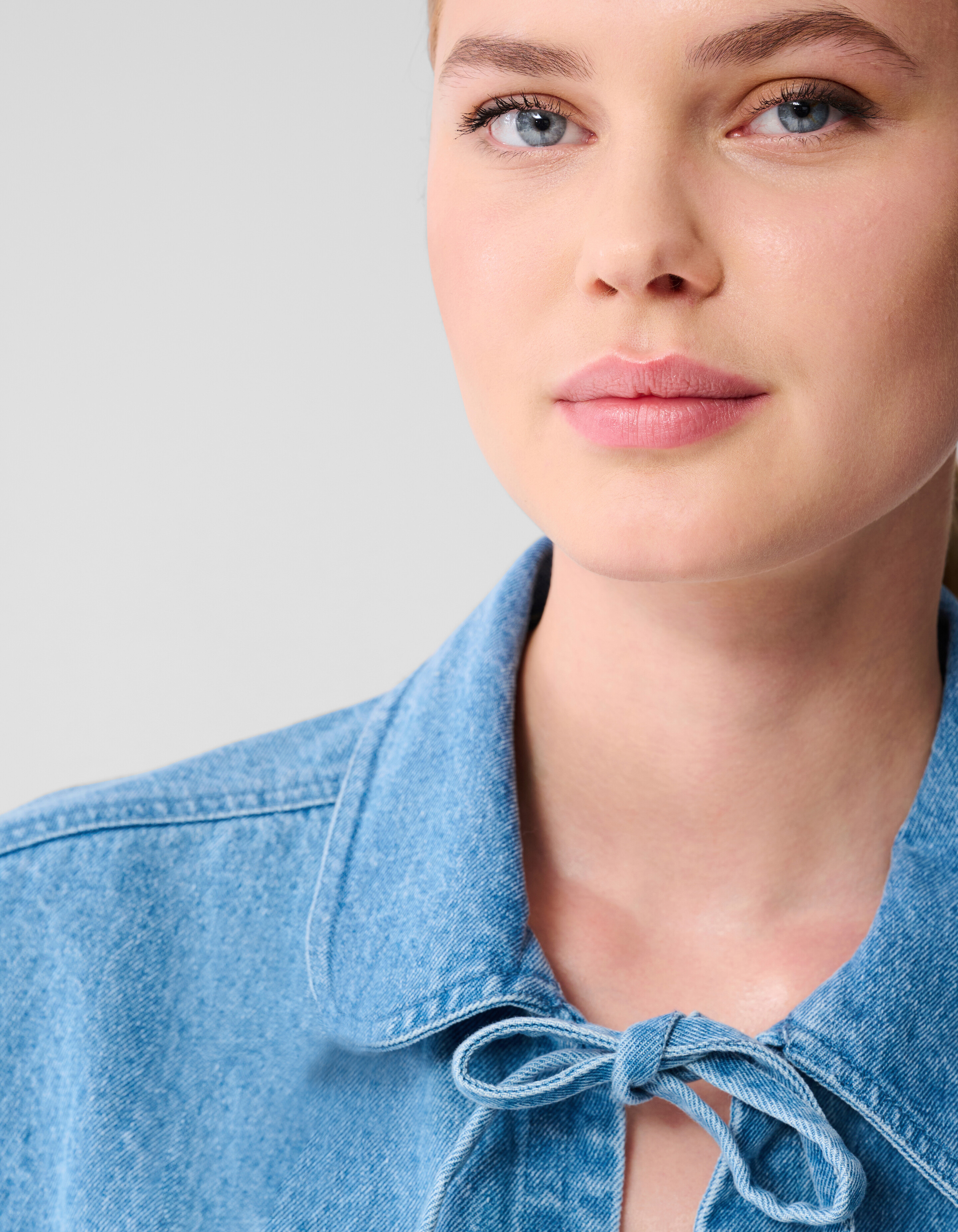 Übergroße Denim-Weste blau SHOEBY WOMEN