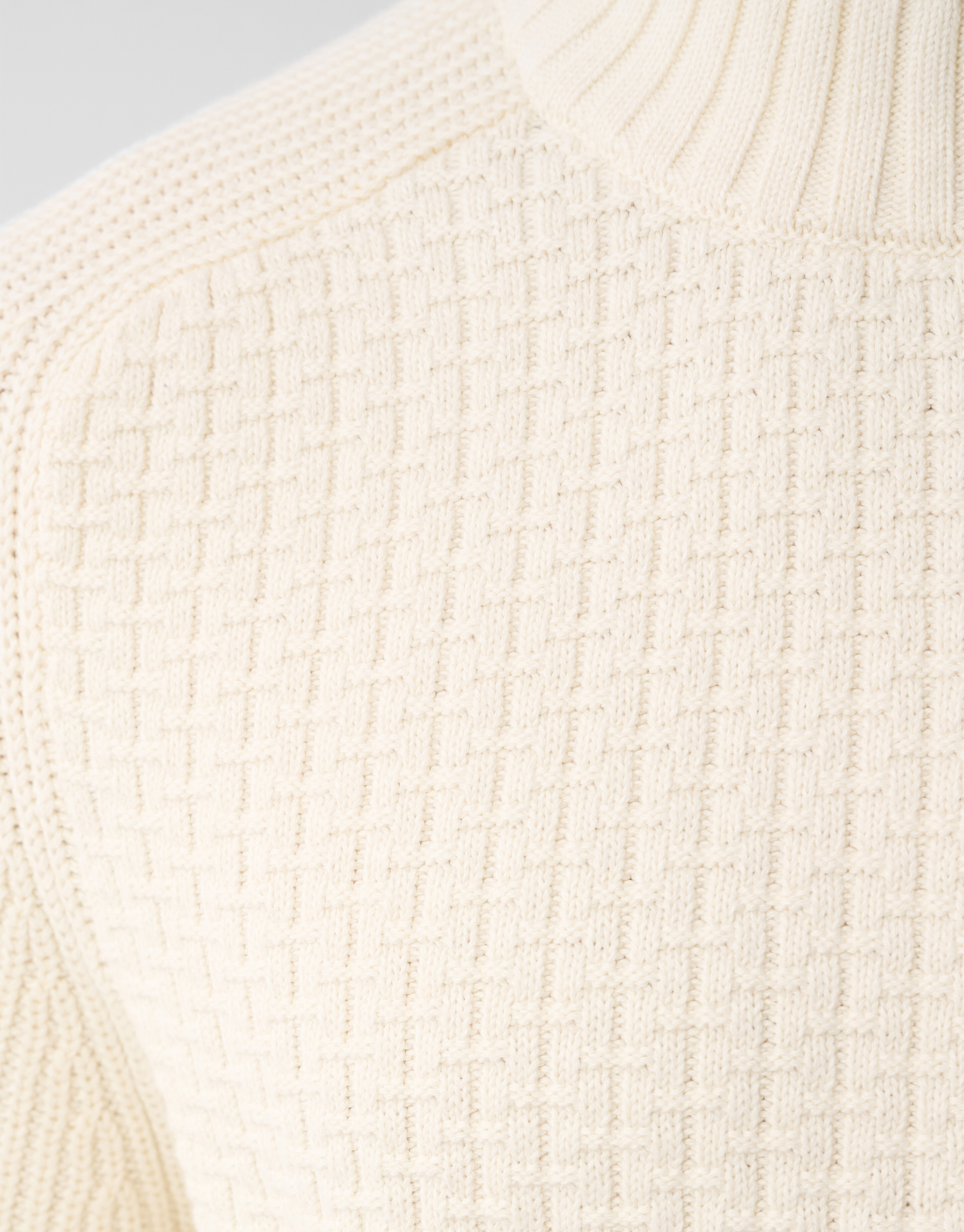 Struktur-Strickpullover Off White SHOEBY MEN