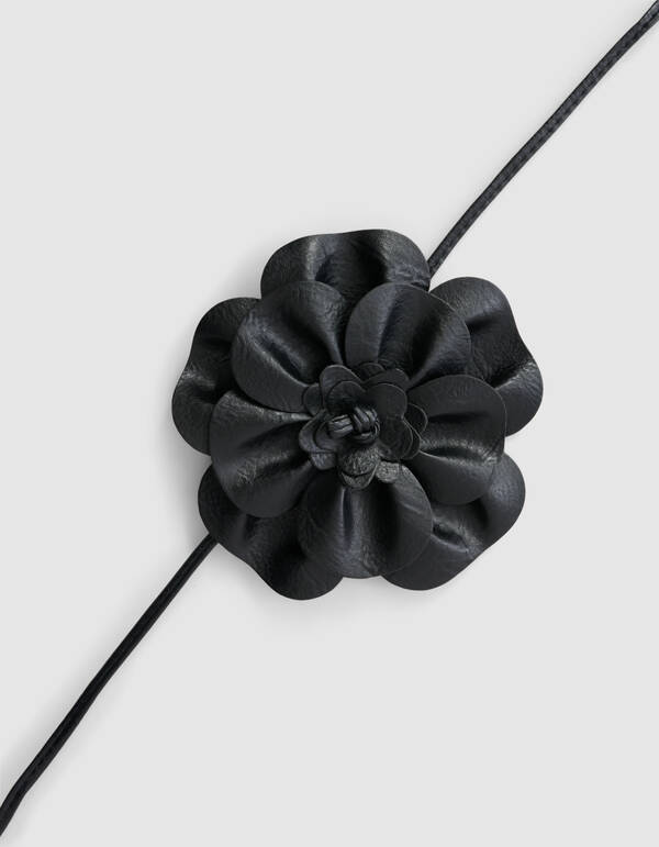 Blumenriemen Schwarz SHOEBY ACCESSOIRES