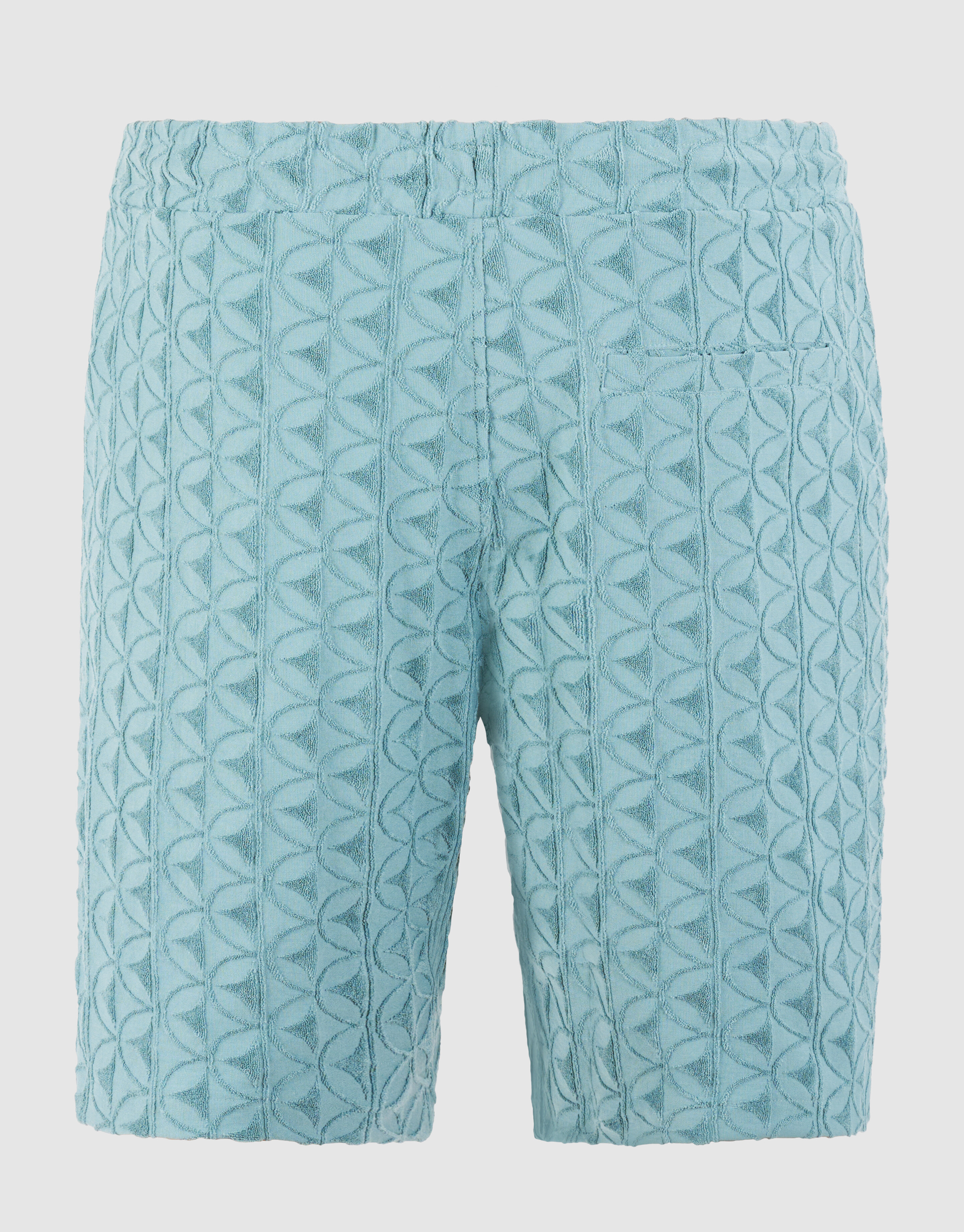 Logo-Frottee-Shorts Dunkelgr&uuml;n SHOEBY MEN