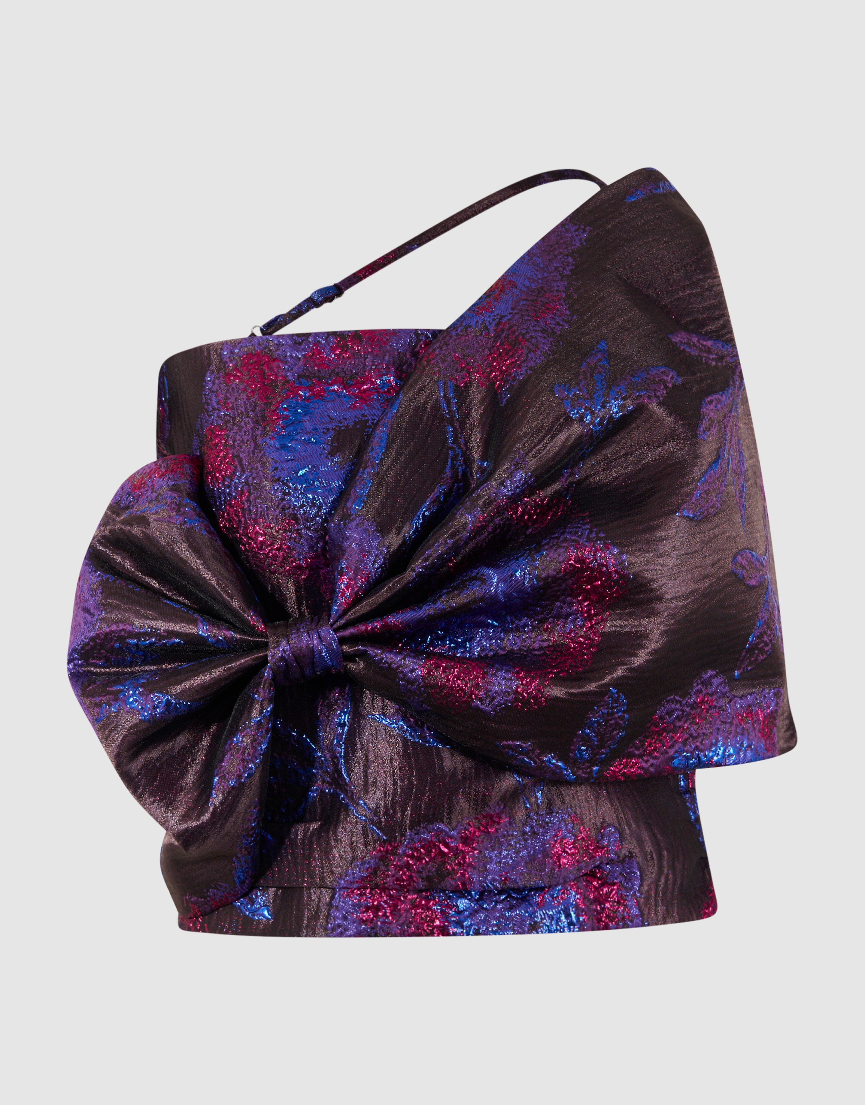 Jacquard-Stricktop Lila/Schwarz SHOEBY WOMEN