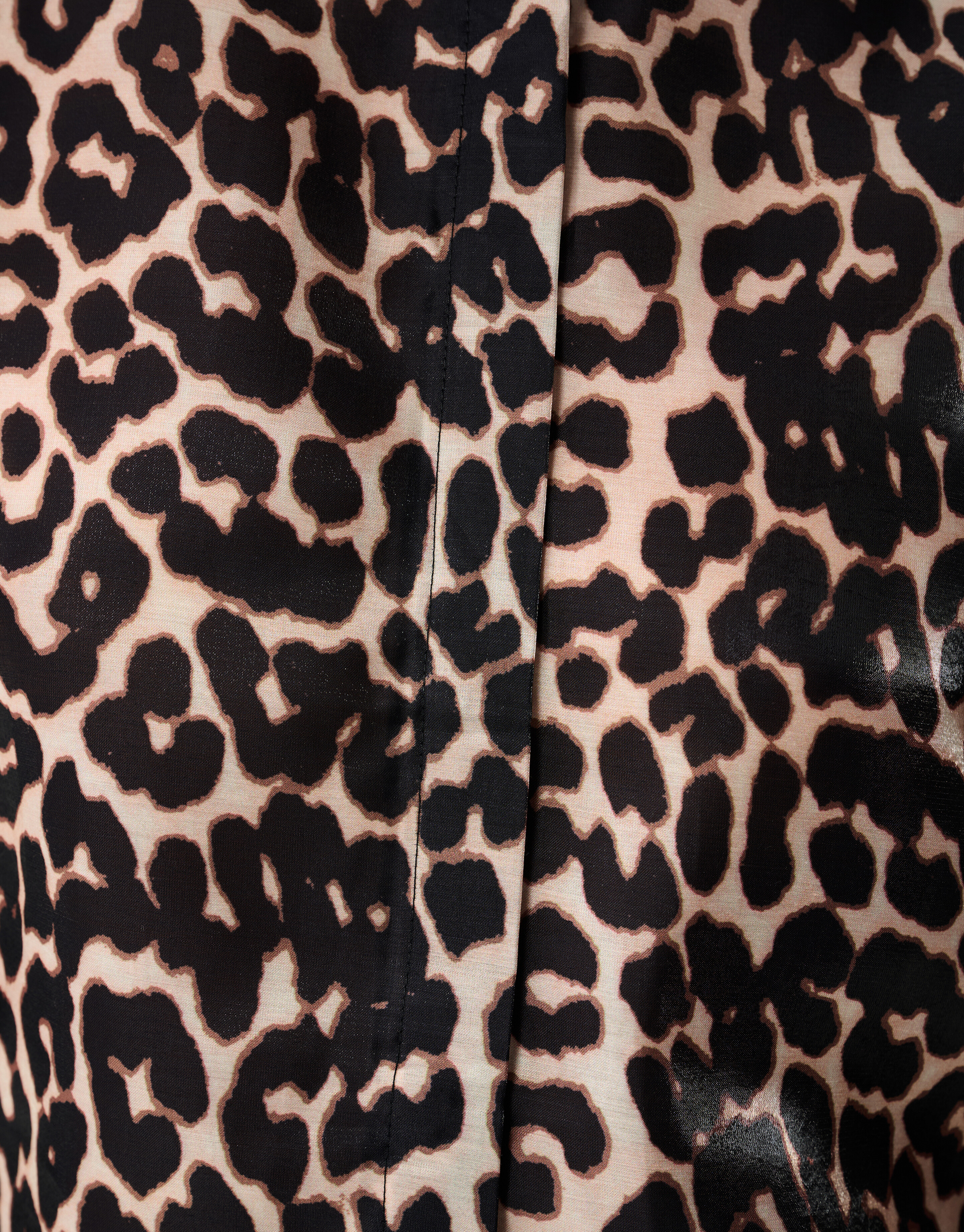 Puff Leopard Bluse Braun SHOEBY WOMEN