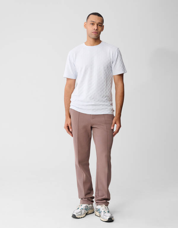 Struktur T-Shirt Hellblau SHOEBY MEN