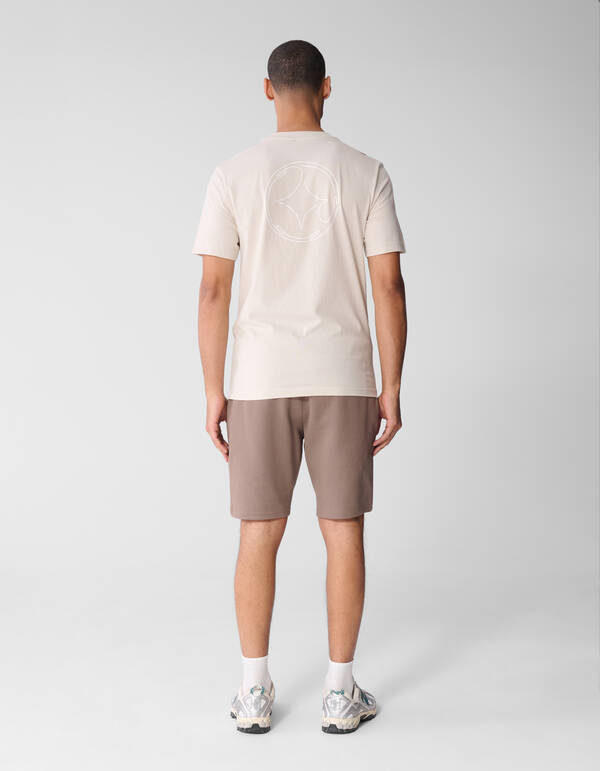 Line-Art-T-Shirt Sand SHOEBY MEN