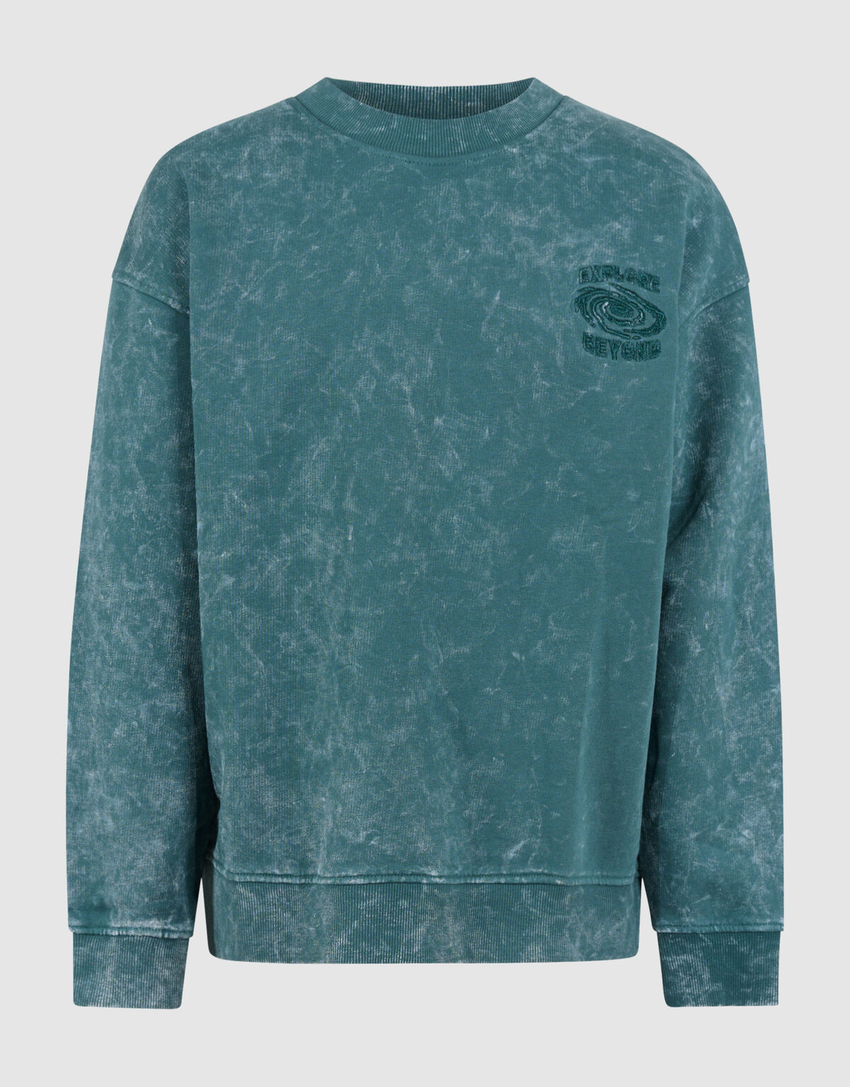 Washed Artwork Pullover Dunkelblau SHOEBY BOYS