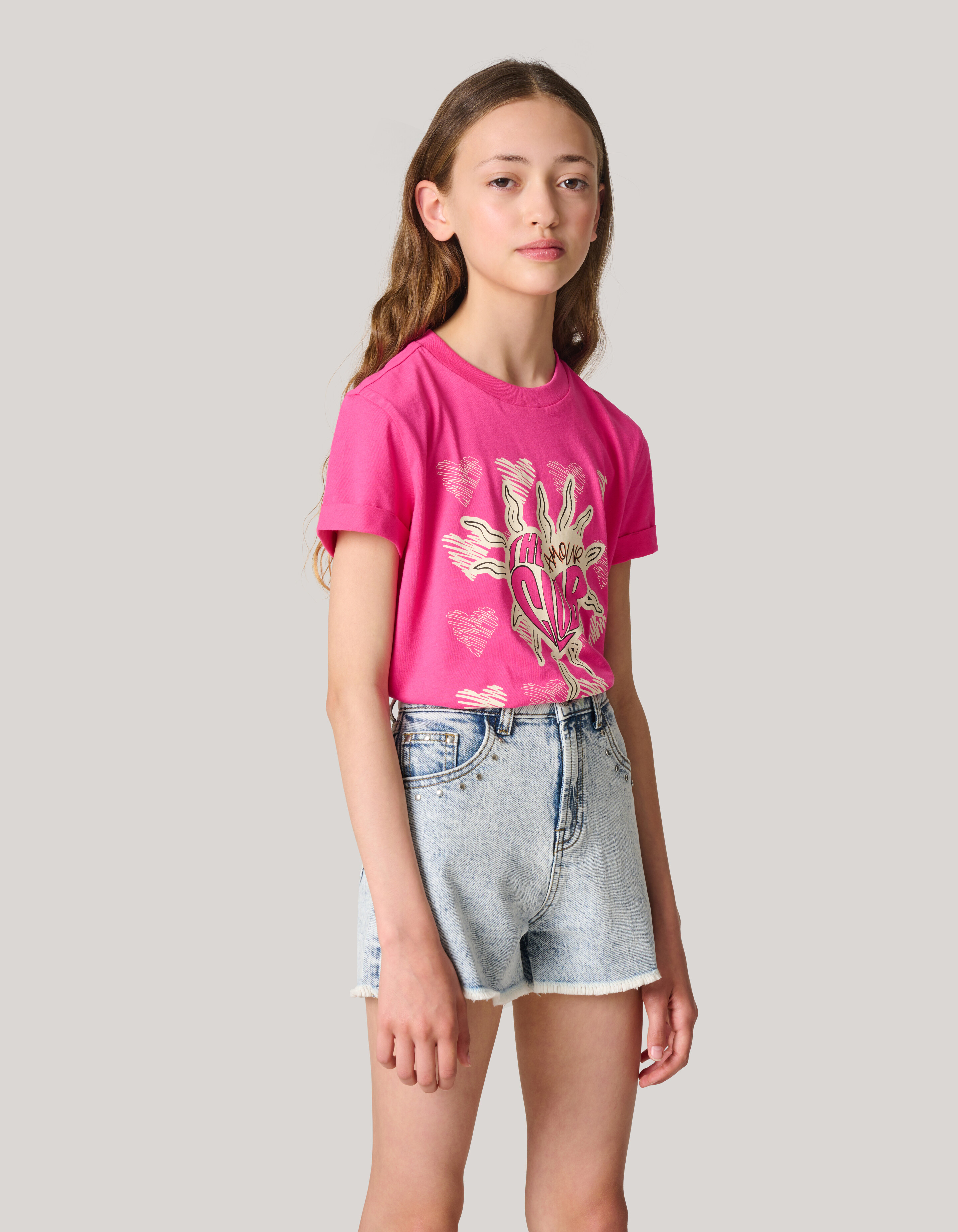 Kunstwerk T-shirt Rosa SHOEBY GIRLS