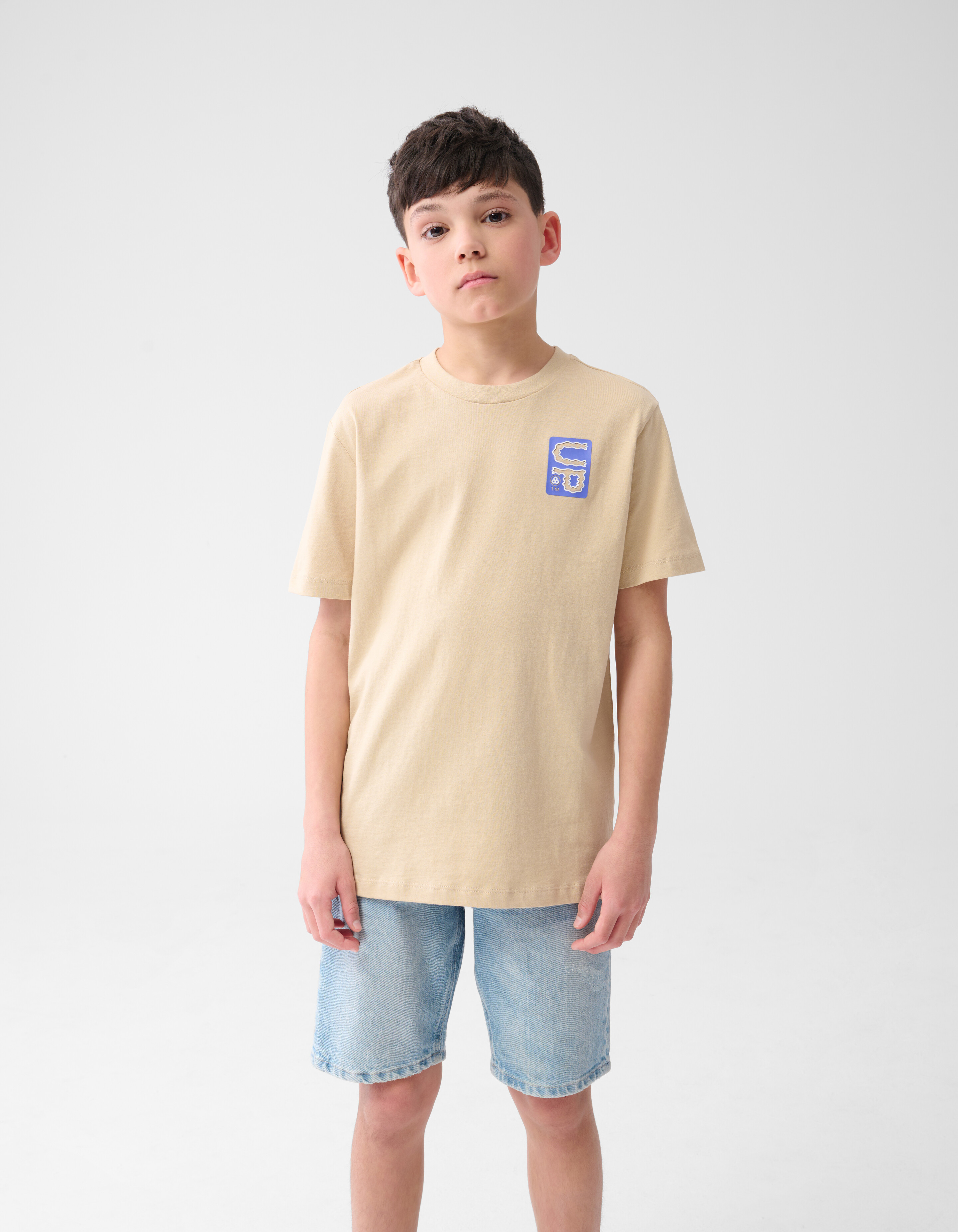 Kunstwerk T-shirt Sand SHOEBY BOYS