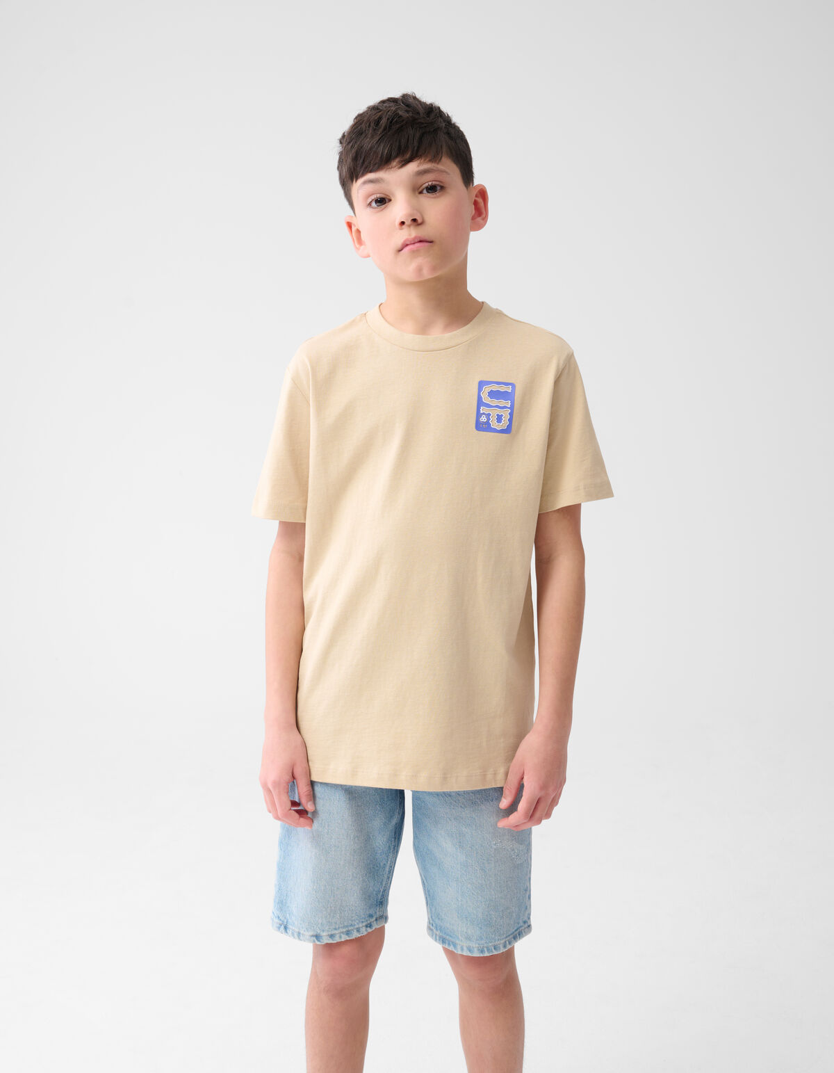 Kunstwerk T-shirt Sand SHOEBY BOYS