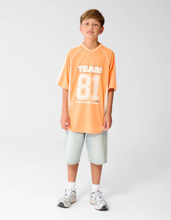 Baseball-T-Shirt Orange SHOEBY BOYS