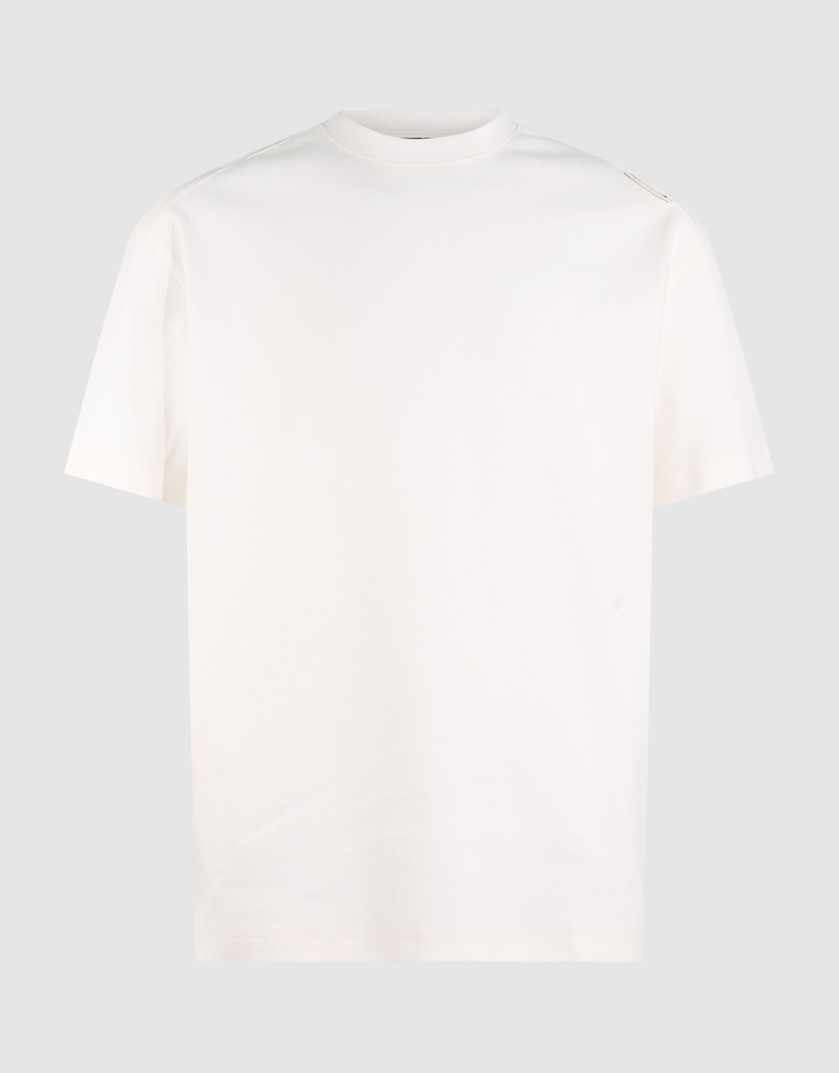 Basic Relaxed Fit T-Shirt Gebrochen Wei&szlig; SHOEBY MEN
