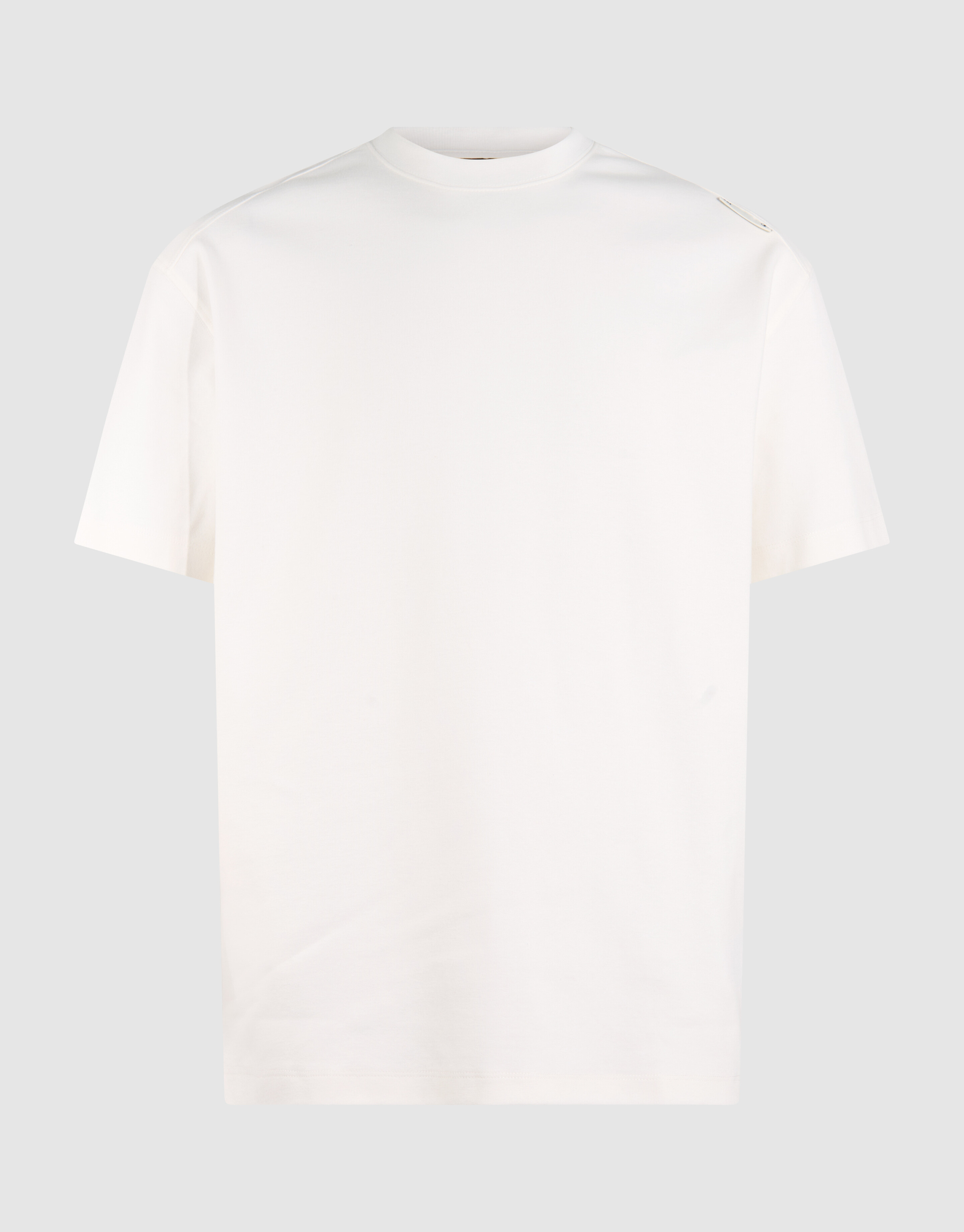 Basic Relaxed Fit T-Shirt Gebrochen Wei&szlig; SHOEBY MEN