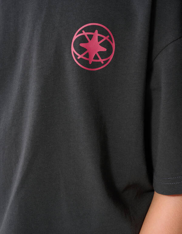 London-Kunstwerk-T-Shirt Dunkelgrau SHOEBY BOYS