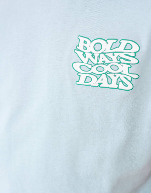 Bold Days Artwork T-Shirt Hellblau SHOEBY BOYS